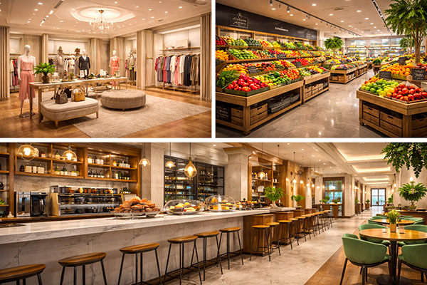 Équipement de nettoyage professionnel en commerce