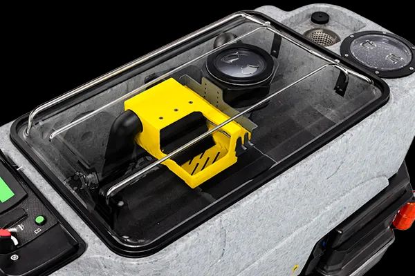 Tomcat CARBON V2 – Couvercle transparent visibilité niveau eau | PADEMA