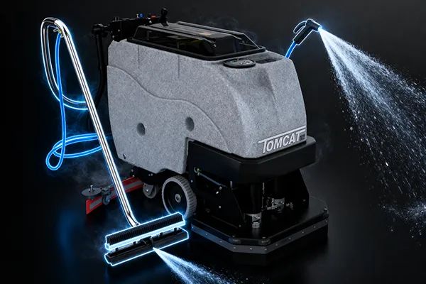 Tomcat CARBON V2 – Scrub Pad Ring Spray Jet Inline brossage profond | PADEMA